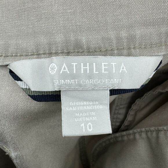 ATHLETA Summit Cargo Pants in Desert Beige Size 10 - Picture 9 of 10